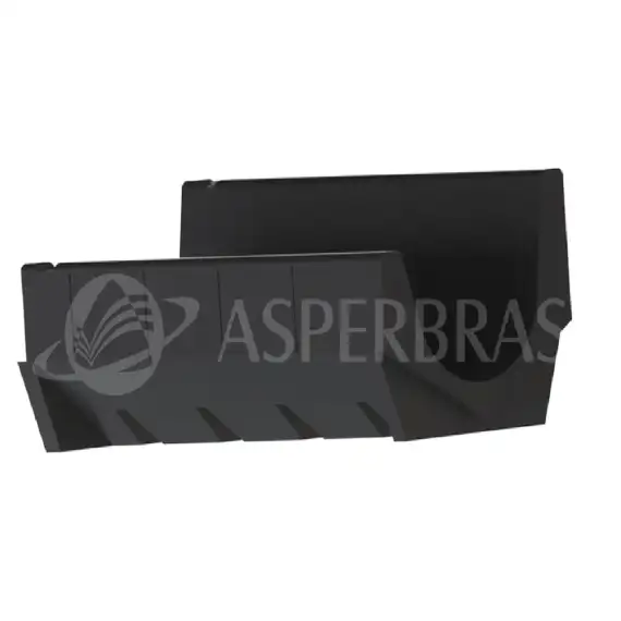 Cocho Confinamento Modelo J 2 metros - cinza