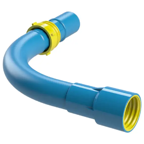 Curva 90 Graus PVC Irrigação Engate Roscável DN75